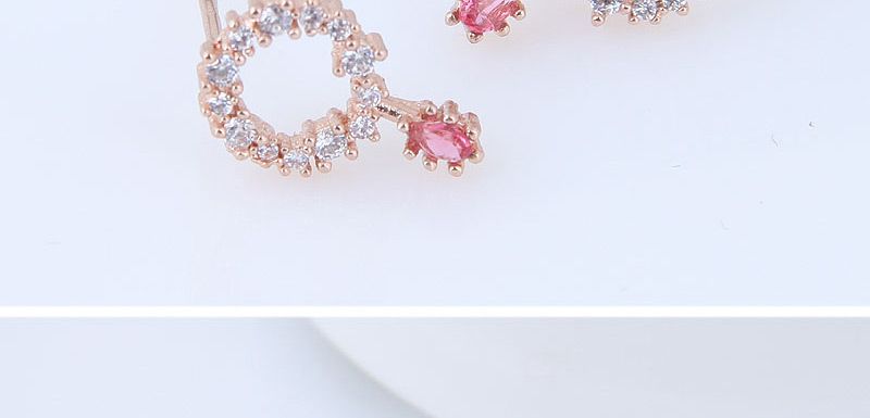 Sweet Silver Color Full Diamond Design Round Shape Earrings,Stud Earrings