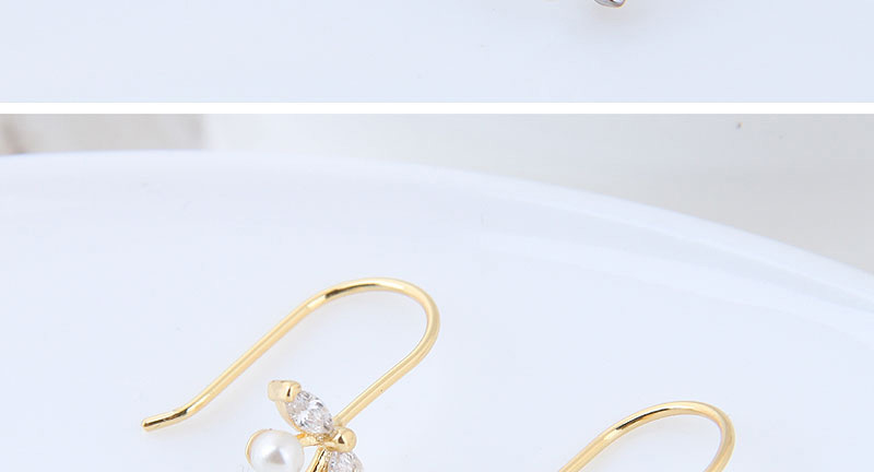 Fashion Gold Color Flower Shape Decorated Earrings,Drop Earrings