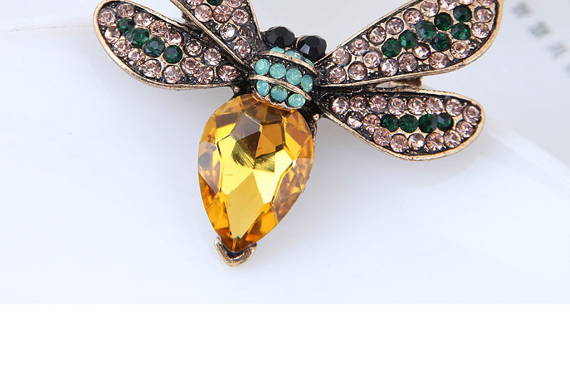 Simple Multi-color Bee Shape Decorated Brooch,Korean Brooches