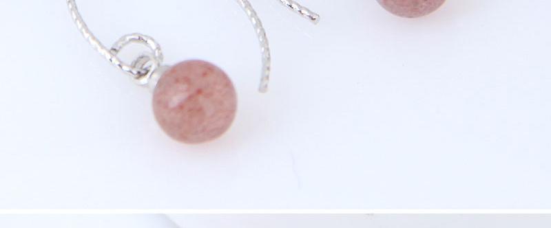 Sweet Pink Balls Shape Design Simple Earrings,Stud Earrings