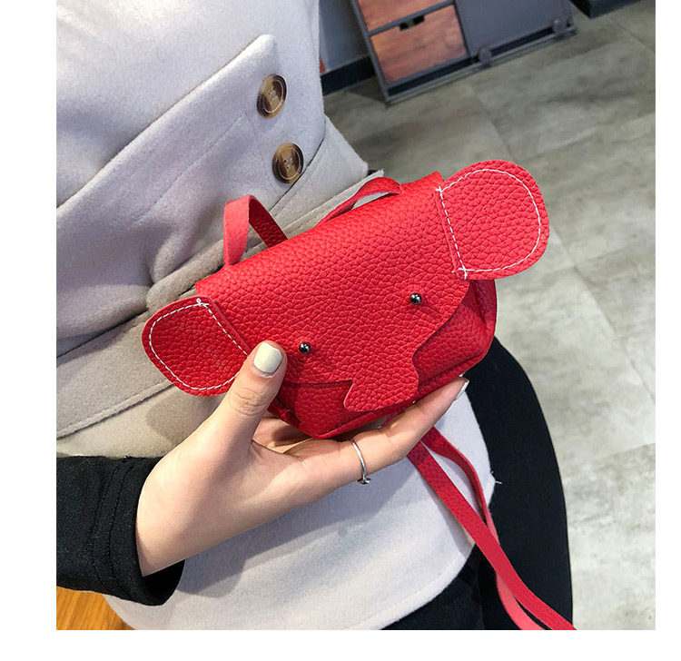 Fashion Red Elephant Shape Decorated Wallet,Shoulder bags