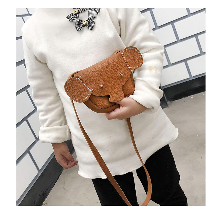 Fashion Brown Elephant Shape Decorated Wallet,Shoulder bags