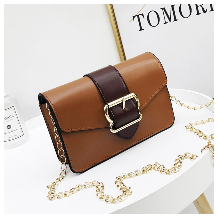 Fashion Light Brown Square Shape Decorated Shoulder Bag,Shoulder bags