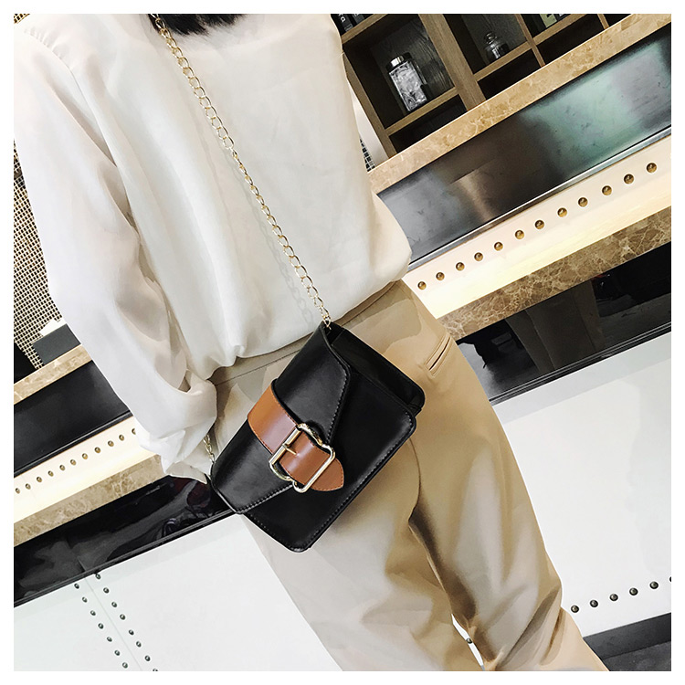 Fashion Dark Brown Square Shape Decorated Shoulder Bag,Shoulder bags