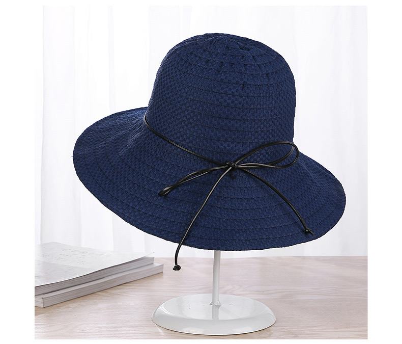 Trendy Black Pure Color Design Foldable Sunshade Hat,Sun Hats