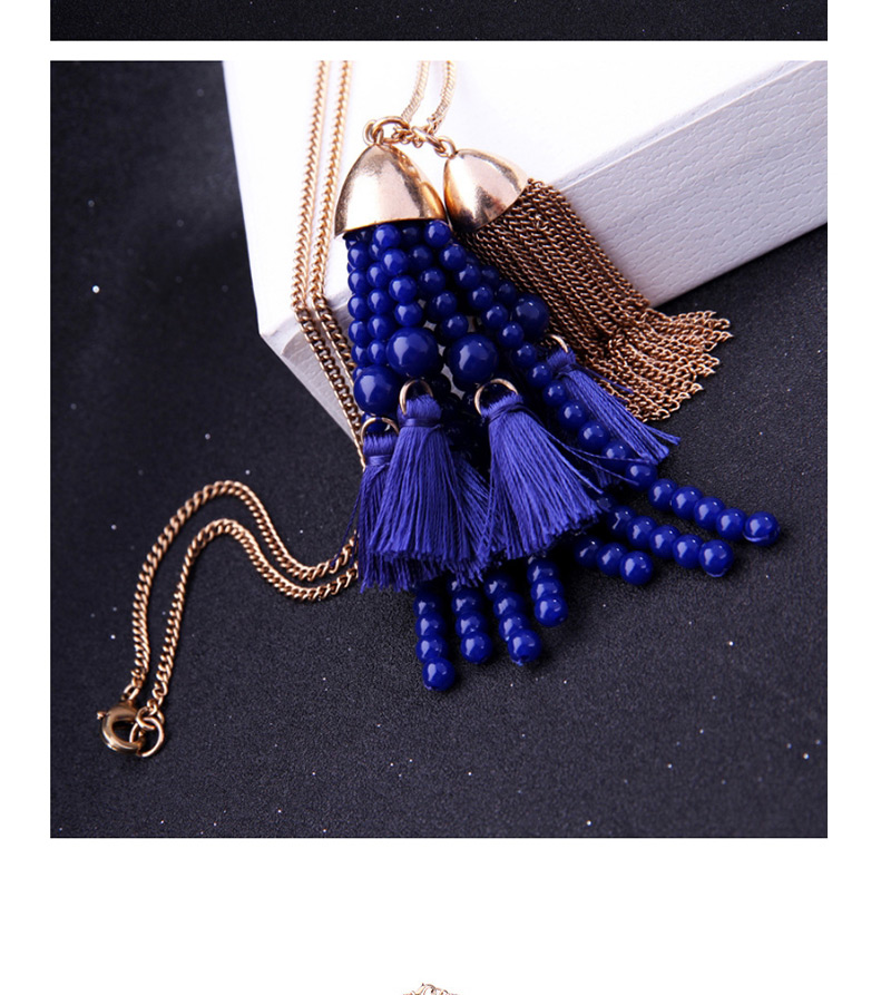 Fashion Necklace Tassel Decorated Earrings,Beaded Necklaces