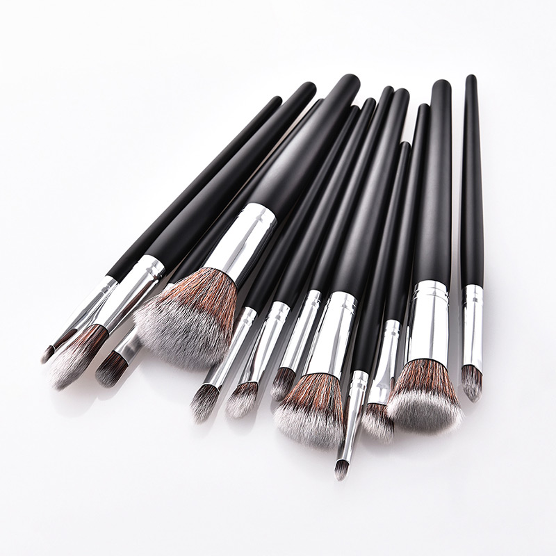Fashion Multi-color Color Matching Design Cosmetic Brush(12pcs),Beauty tools