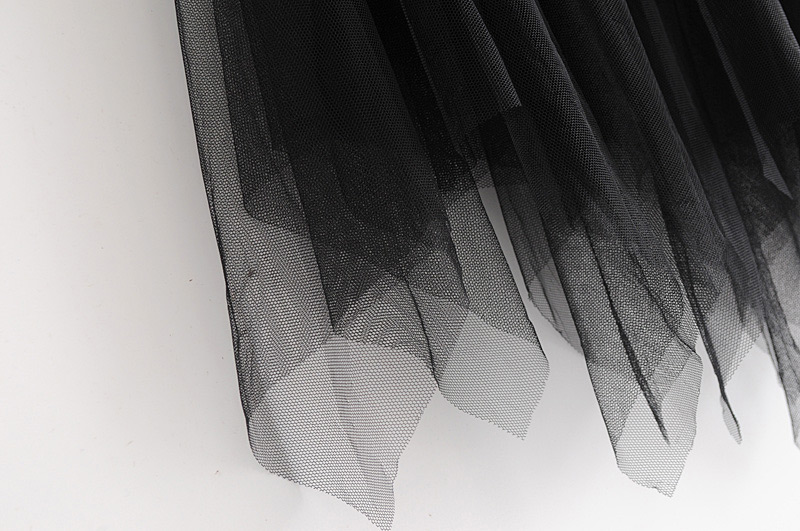 Fashion Black Pure Color Design Irregular Shape Skirt,Skirts