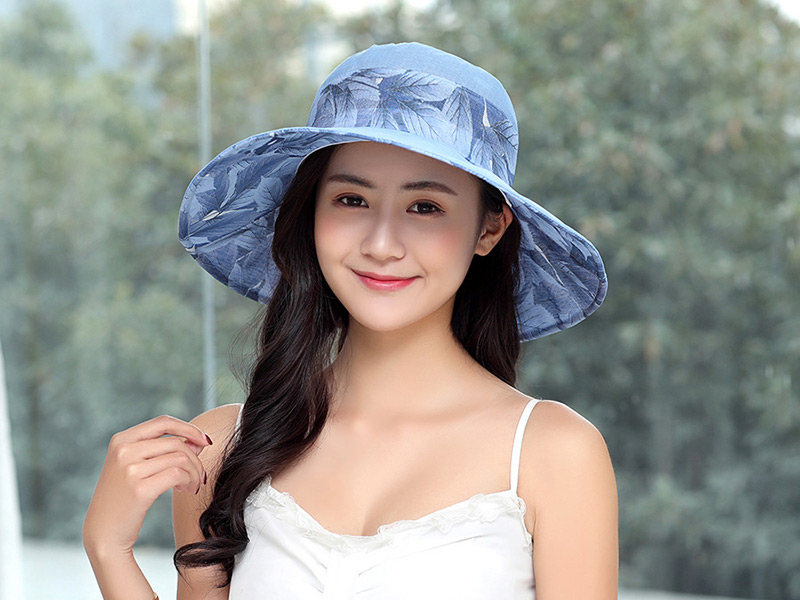 Fashion Beige Bowknot Decorated Foldable Sun Hat,Sun Hats