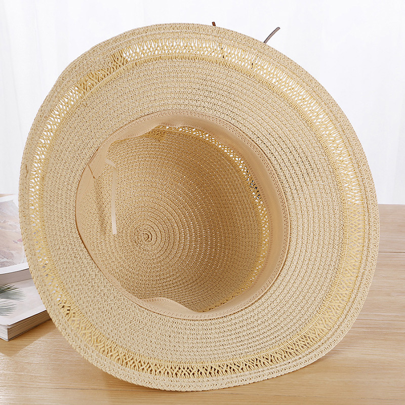 Fashion Light Coffee Bowknot Decorated Beach Sun Hat,Sun Hats