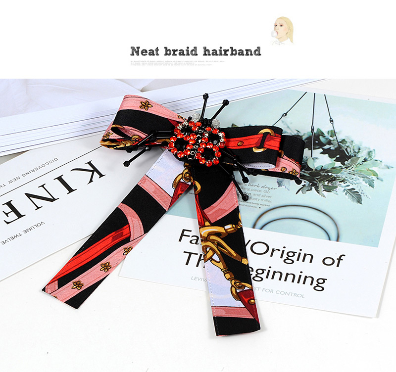 Trendy Black Insect Shape Decorated Bowknot Brooch,Korean Brooches