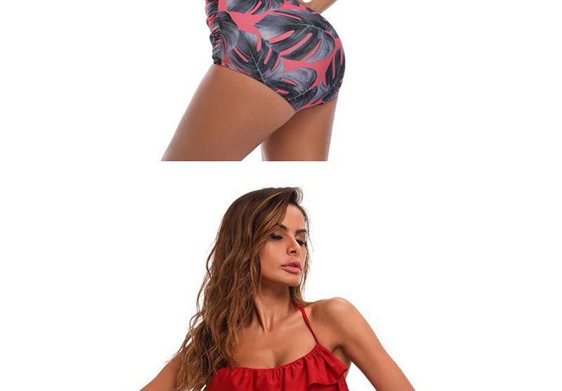 Sexy Red Dots Pattern Decorated Split Swimwear,Swimwear Sets