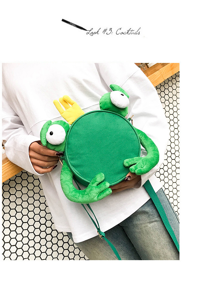 Fashion Green Frog Shape Decorated Backpack(s),Shoulder bags