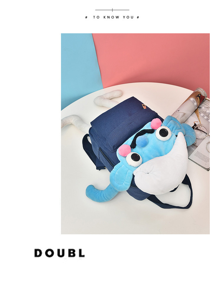 Fashion Blue Cartoon Shape Decorated Backpack(s),Shoulder bags