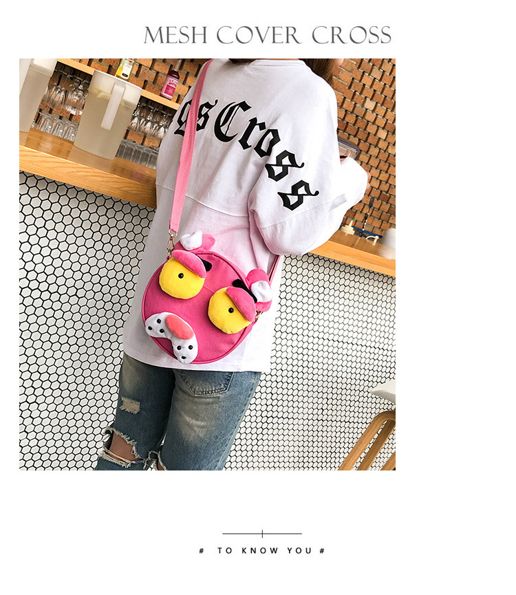 Fashion Pink Cartoon Shape Decorated Backpack(l),Backpack