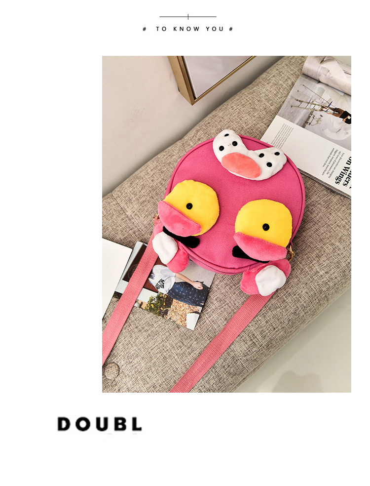Fashion Pink Cartoon Shape Decorated Backpack(l),Backpack