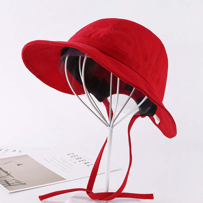 Fashion Red Pure Color Decorated Hat,Sun Hats