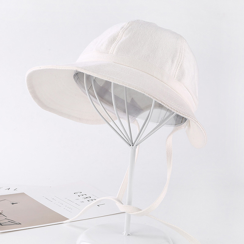 Fashion White Pure Color Decorated Hat,Sun Hats
