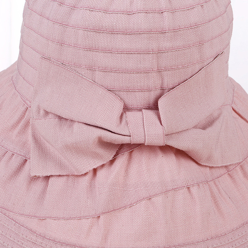 Fashion Pink Bowknot Shape Decorated Hat,Sun Hats