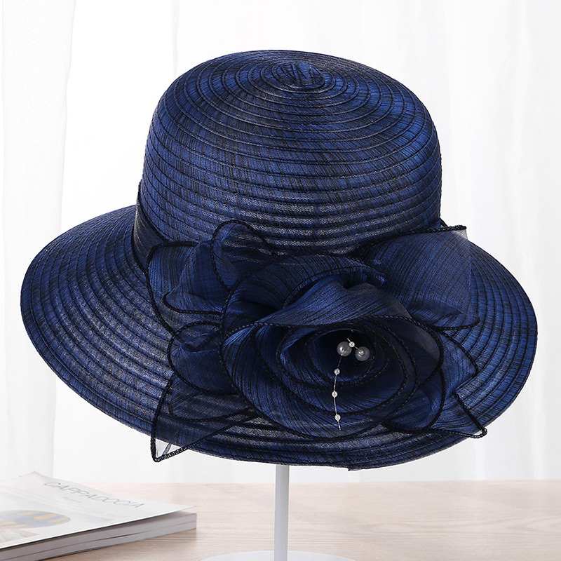 Fashion Purple Flower Shape Decorated Hat,Sun Hats