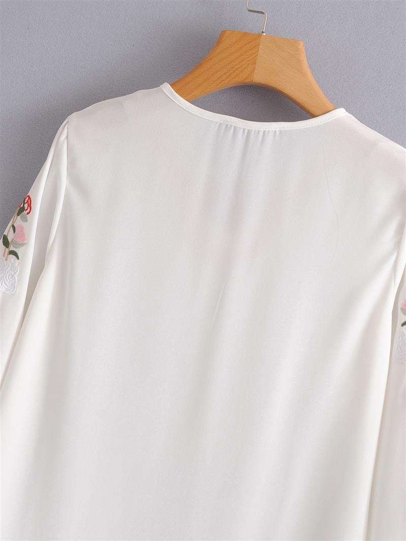Fashion White Tassel Decorated Round Neckline Dress,Long Dress