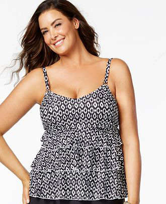Sexy Black+white Dots Shape Pattern Design Suspender Swimwear,Bikini Sets