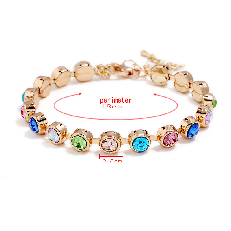 Fashion Multi-color Round Shape Decorated Bracelet,Fashion Bracelets
