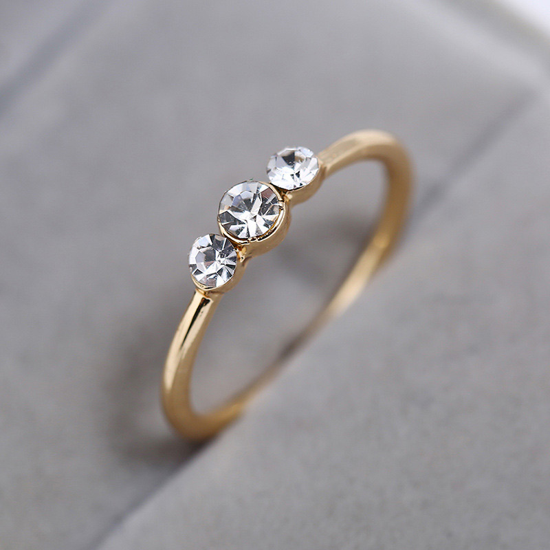 Fashion Pink Diamond Decorated Simple Ring,Fashion Rings