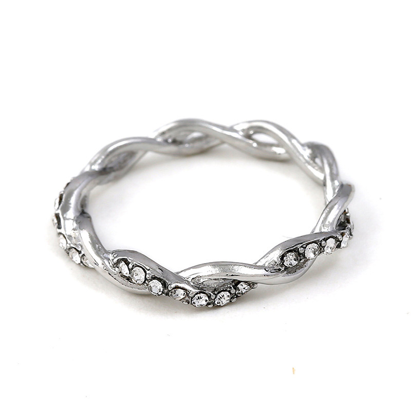 Fashion Silver Color Wave Shape Design Ring,Fashion Rings