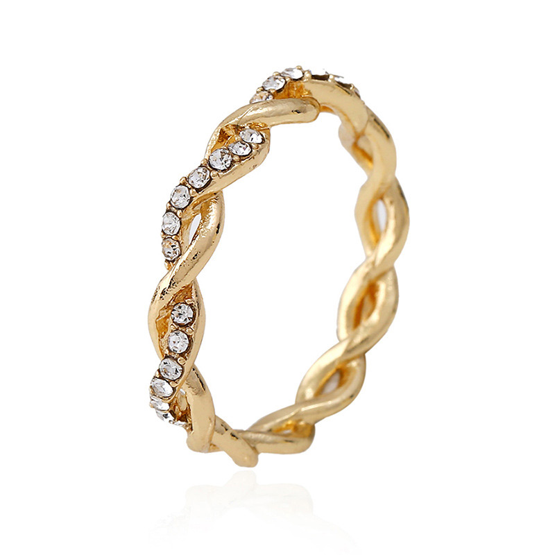 Fashion Gold Color Wave Shape Design Ring,Fashion Rings