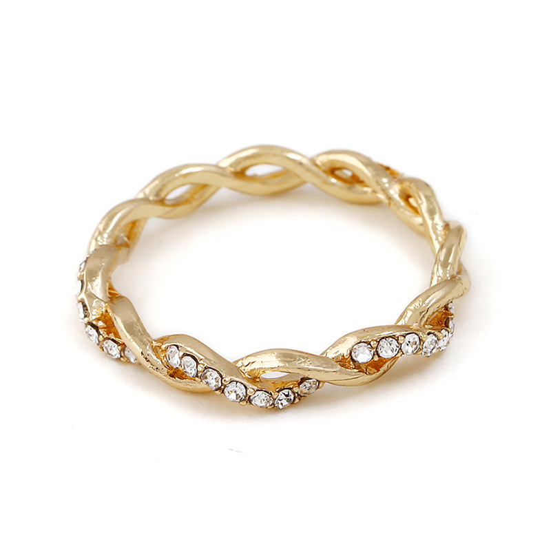 Fashion Gold Color Wave Shape Design Ring,Fashion Rings