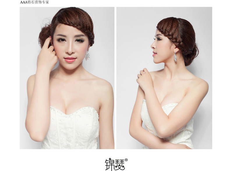 Fashion White Oval Shape Design Earrings,Drop Earrings