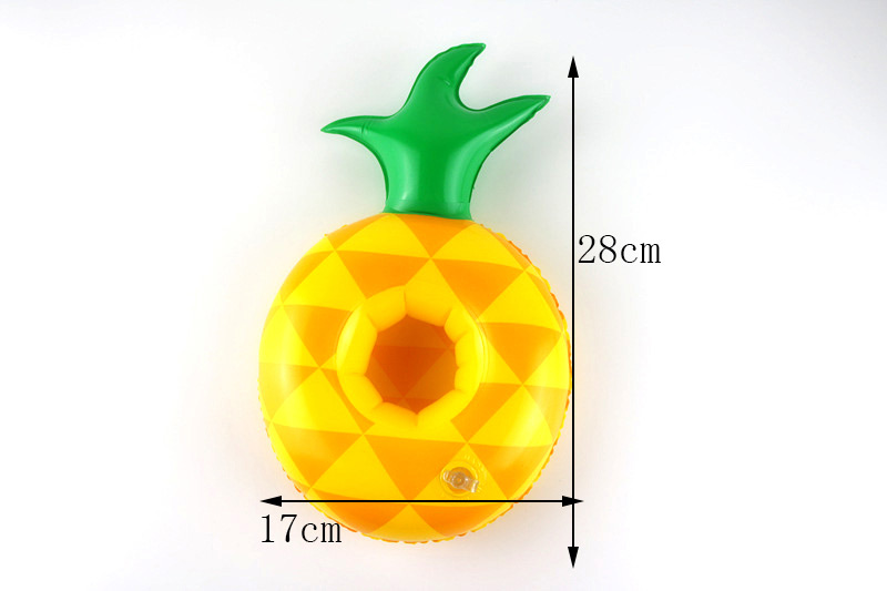 Fashion Yellow Pineapple Shape Decorated Cup Holder,Beach accessories