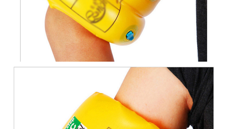 Fashion Yellow Pure Color Decorated Swimming Arm Ring,Swim Rings