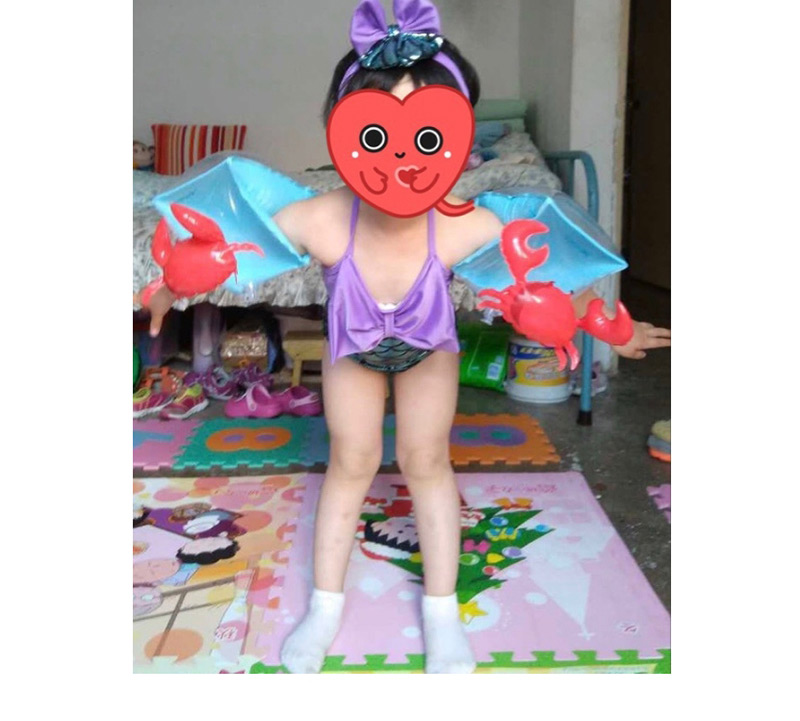 Fashion Red Crab Shape Decorated Children Swimming Arm Ring,Swim Rings