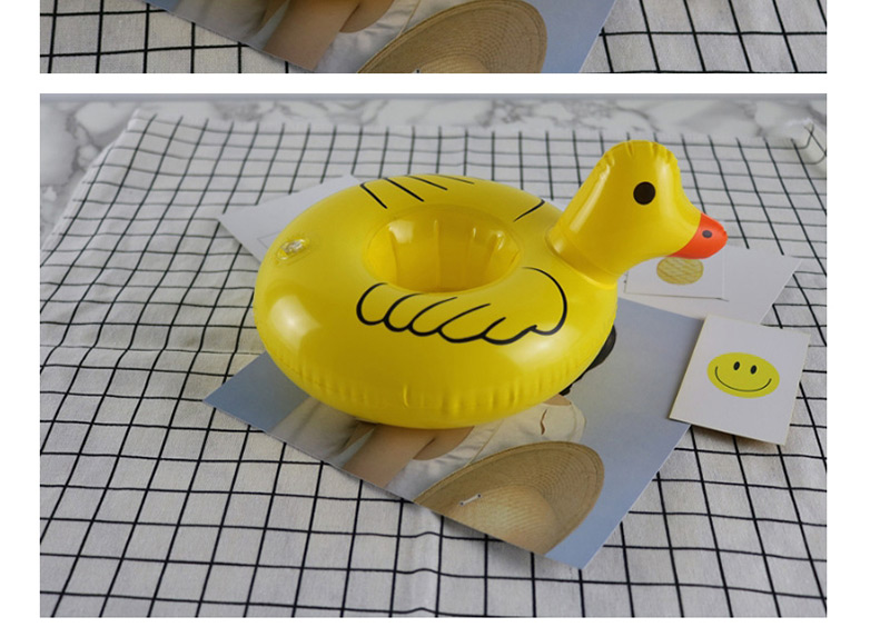 Fashion Yellow Duck Shape Decorated Cup Holder,Beach accessories
