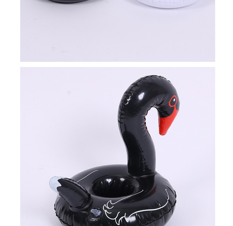 Fashion White Swan Shape Decorated Cup Holder,Beach accessories