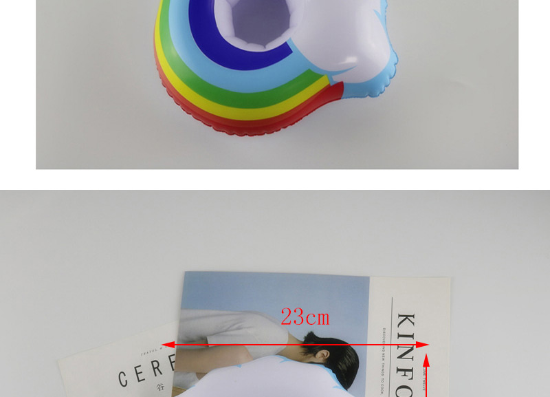 Fashion Multi-color Rainbow Shape Decorated Cup Holder,Beach accessories