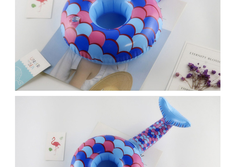 Fashion Blue Fish Shape Decorated Cup Holder,Beach accessories