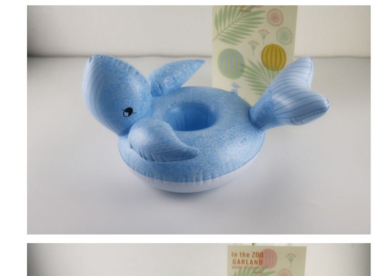 Fashion Blue Whale Shape Decorated Cup Holder,Swim Rings