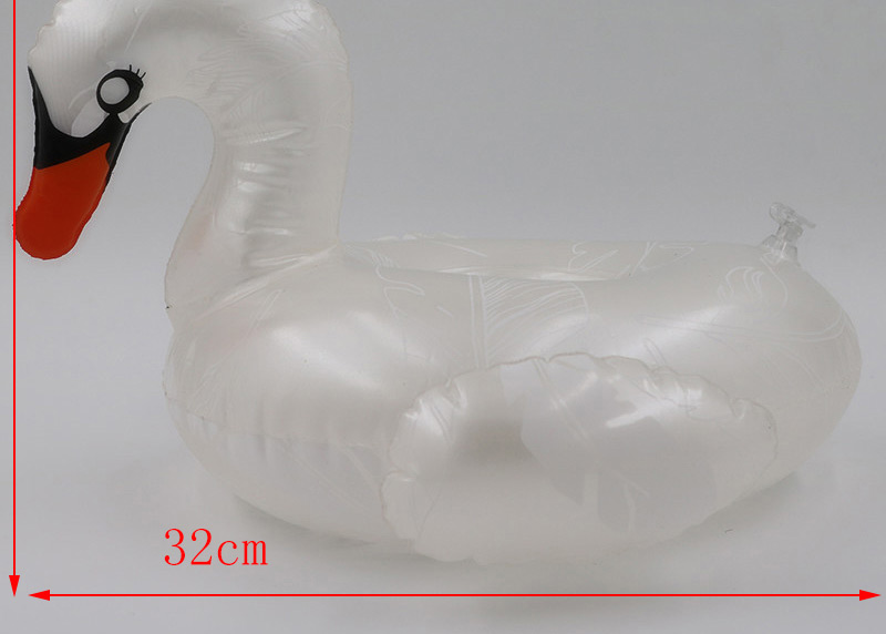 Fashion White Swan Shape Decorated Cup Holder,Swim Rings