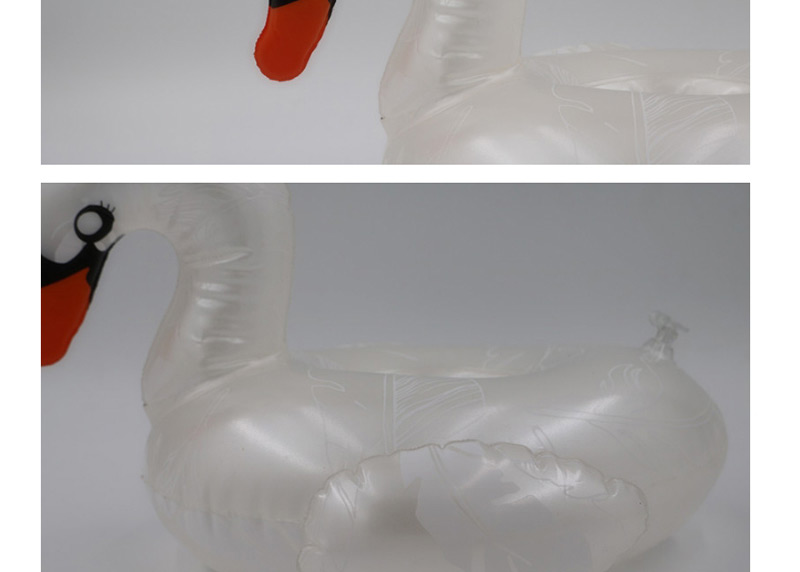 Fashion White Swan Shape Decorated Cup Holder,Swim Rings