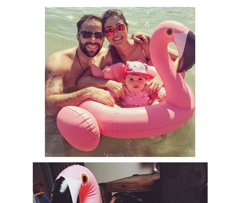 Fashion White Flamingo Shape Decorated Children Life-saving Ring,Swim Rings