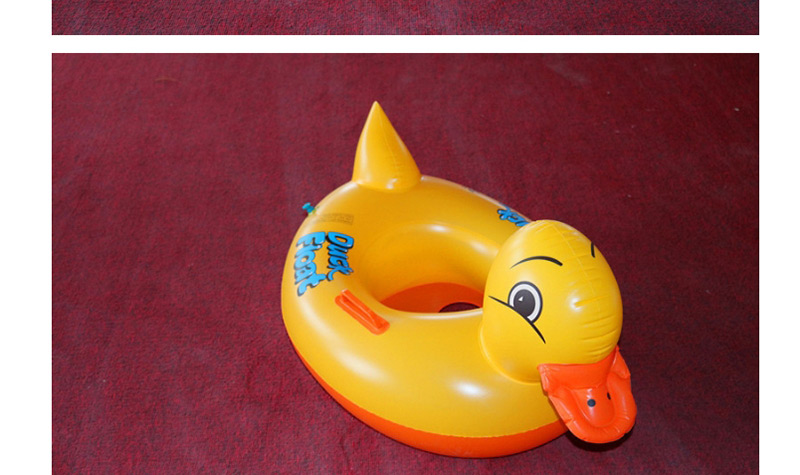 Fashion Yellow Dark Shape Decorated Chilldren Swimming Ring(without Handle),Swim Rings