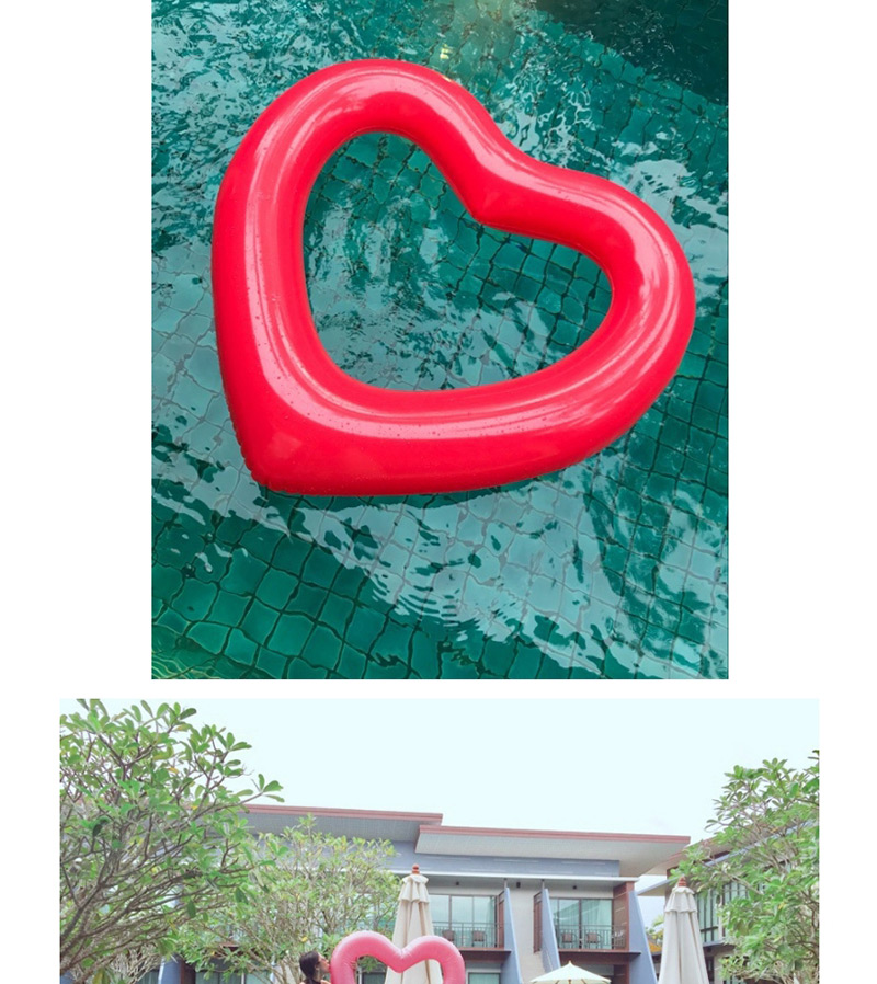 Fashion Red Heart Shape Decorated Swimming Ring,Swim Rings