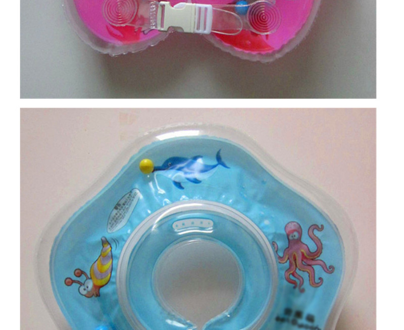Fashion Pink Pure Color Decorated Swimming Ring,Swim Rings