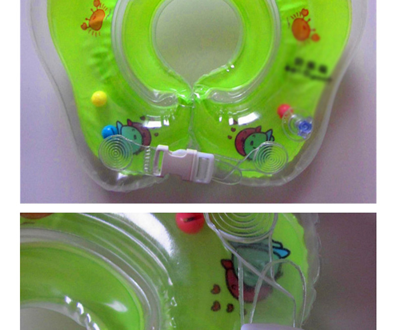 Fashion Green Pure Color Decorated Swimming Ring,Swim Rings