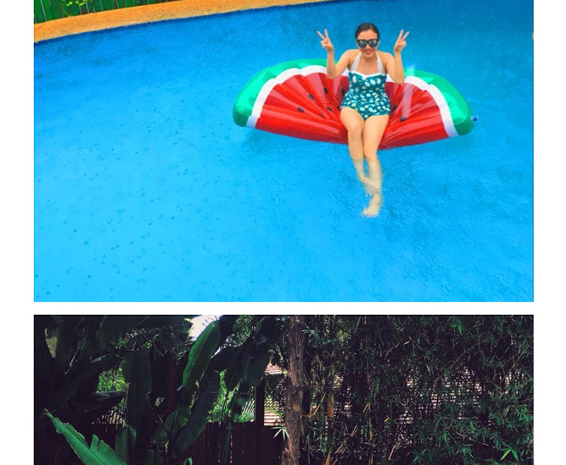 Fashion Red Watermelon Shape Decorated Floating Row(150),Swim Rings