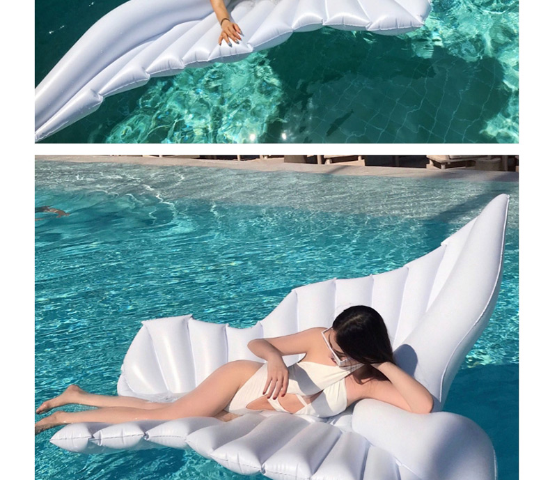 Fashion White Wing Shape Decorated Floating Row,Swim Rings