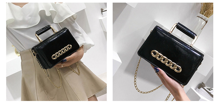 Fashion Black Pure Color Decorated Bag,Handbags